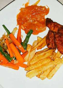 90 resep steak ayam rumahan yang enak dan sederhana - Cookpad