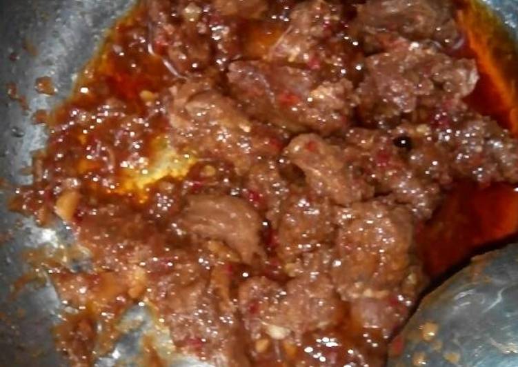 gambar untuk resep Sate Daging Pedas Manis