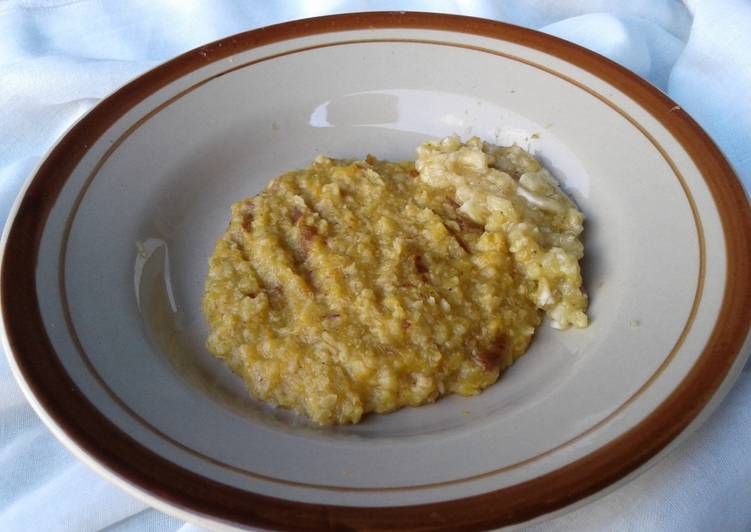 gambar untuk resep makanan Oat Kurma Wortel Labu Siam dengan Pisang (MPASI 10M+)