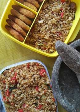 Nasi Goreng Bumbu Uleg jadul Simple