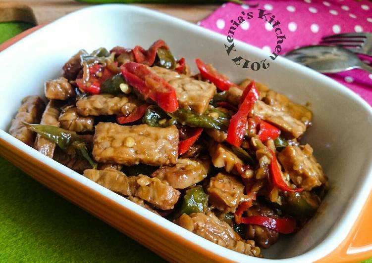 gambar untuk cara membuat Tumis Tempe Bumbu Kecap