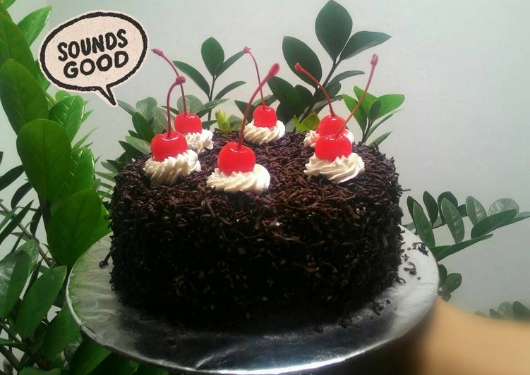 gambar untuk cara membuat Black Forest Gateau ??