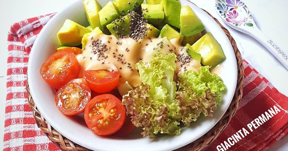 138 resep  salad  alpukat enak  dan sederhana  Cookpad