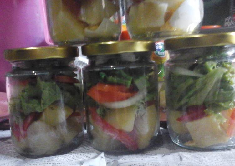 gambar untuk resep makanan Salad in Jar