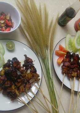 Sate daging sapi bumbu kecap panggang happycall