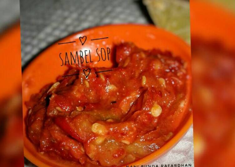 Resep Sambel Sop (simpel) Oleh Nani Bunda Rafardhan