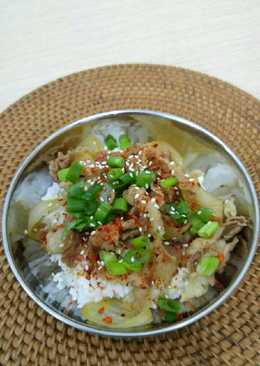 Beef Bowl ala Yoshinoya