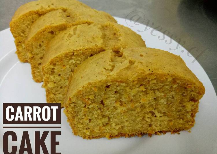 resep lengkap untuk Carrot Cake - Kue Bolu Wortel