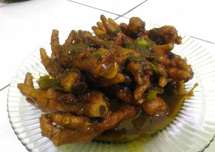 gambar untuk resep makanan Ceker pedas manis