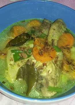 Soto ayam wortel menu anak