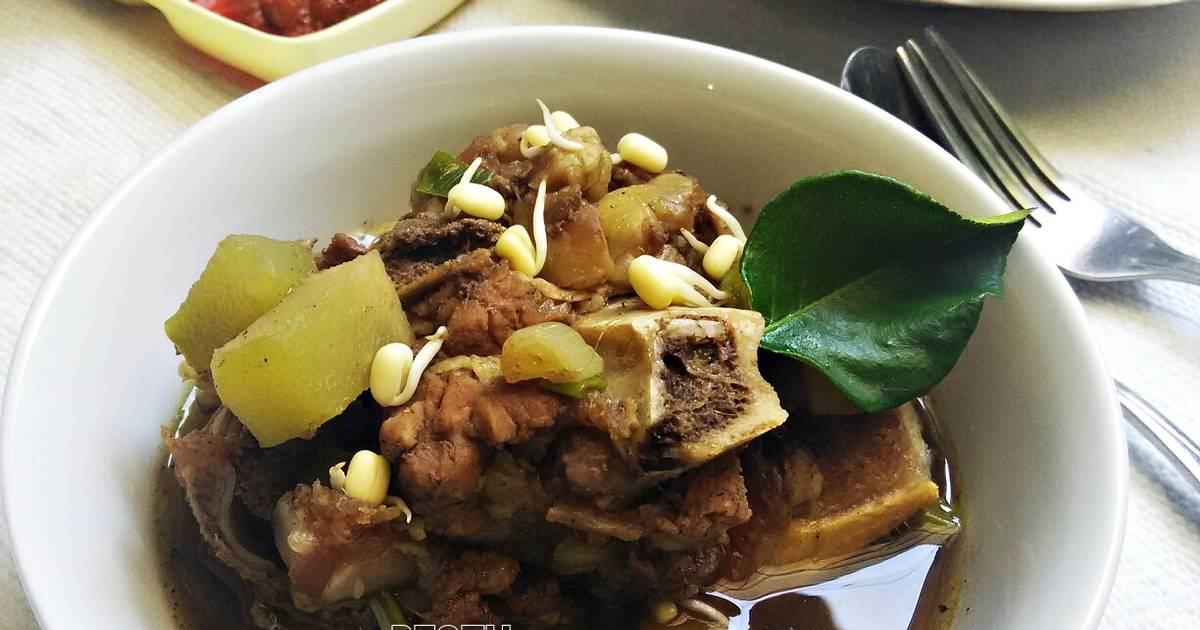  Resep Rawon Iga Sapi Dengan Labu Siam oleh Rachma Esty 