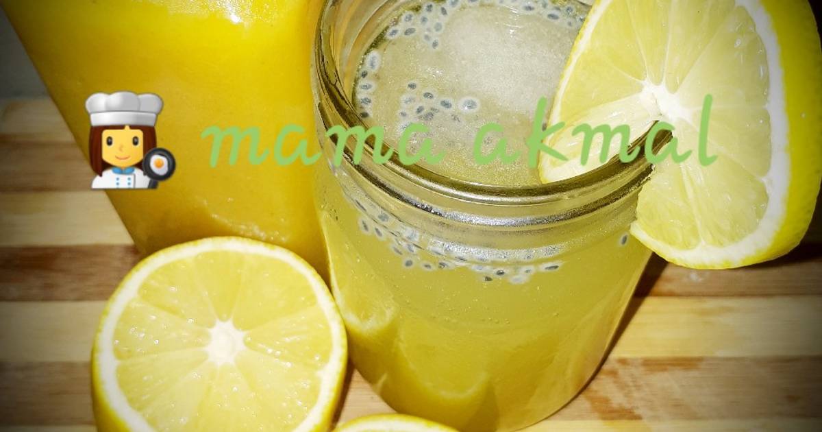 46 resep minuman lemon  squash  enak dan sederhana Cookpad