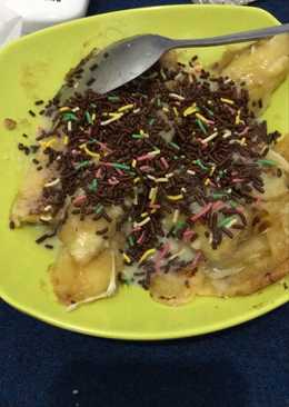 Pisang goreng kulit pangsit