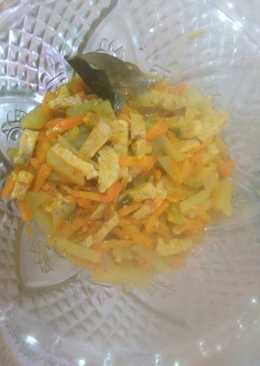 Sayur labu wortel bumbu kuning