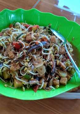 Tumis Tauge pindang suwir