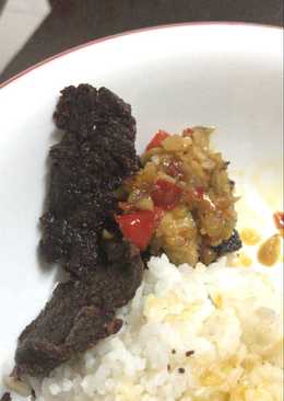 Dendeng balado renyah krekes ala mamatun