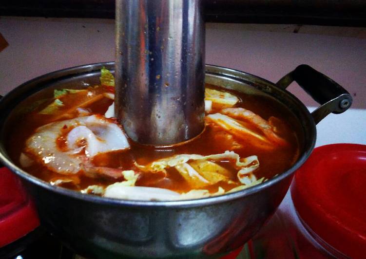 gambar untuk resep Steamboat tomyam istimewa