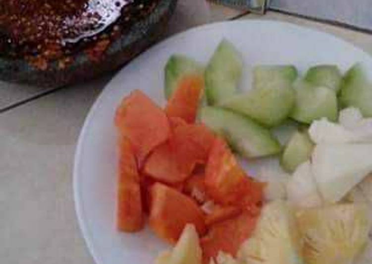 Resep Rujak Buah sederhana Kiriman dari Desy Fp Lestari