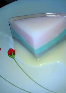 Puding popice rainbow