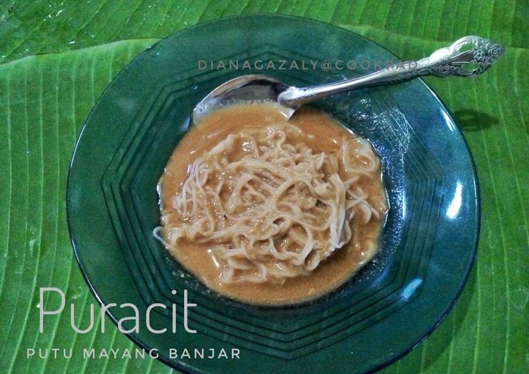 resep lengkap untuk Puracit...Putu Mayang nya Banjar