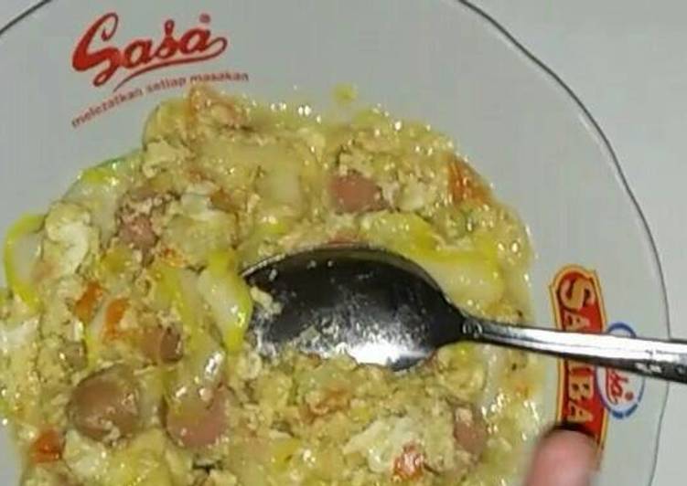 gambar untuk resep makanan Seblak Sosis Rasa Sapi (Tanpa Kencur)