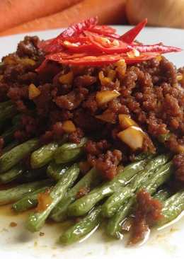 Tumis Baby Buncis & Daging Sapi (Halal)