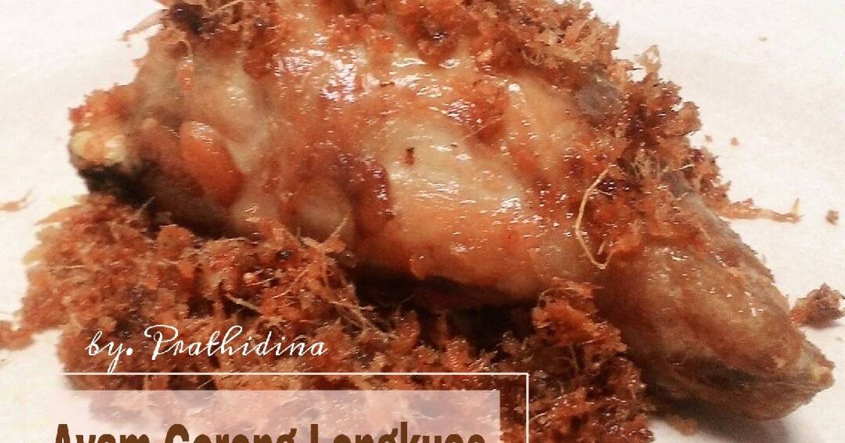 1 resep  ayam  goreng  laose lengkuas  enak dan sederhana 