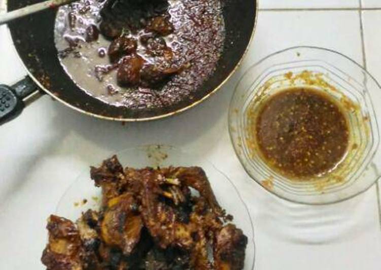 bahan dan cara membuat Bebek bakar pedas no msg