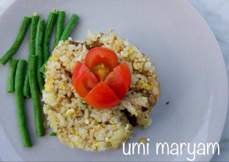 resep makanan Nasgor hati sapi (for kids)