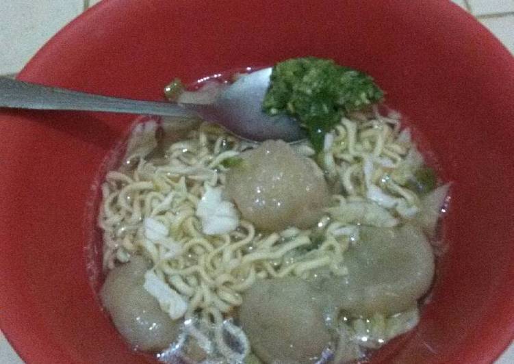 resep masakan Bakso cilok pedas