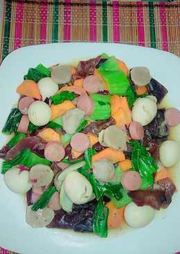 Tumis sayur & jamur