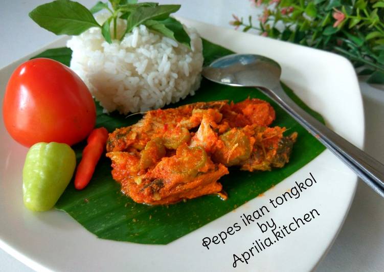 cara membuat Pepes ikan tongkol