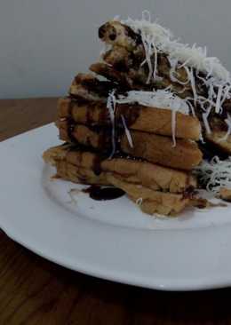 Roti tawar bakar teflon
