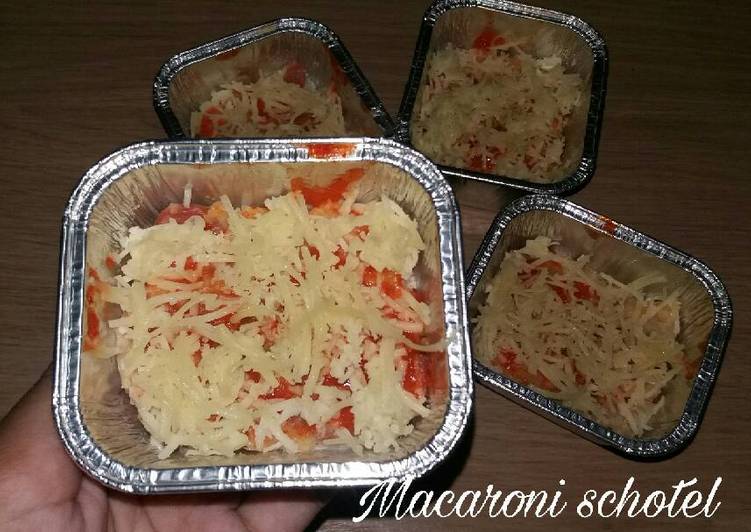 resep masakan Macaroni Schotel panggang