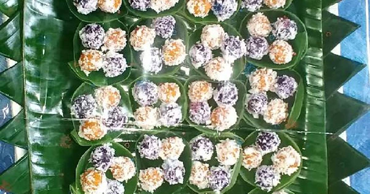 Resep Klepon ubi ungu&oranye