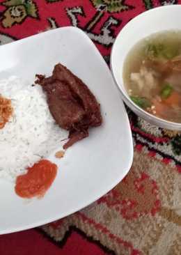 Gepuk daging sapi