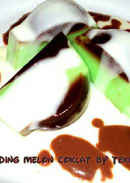 PUDING MELON COKLAT