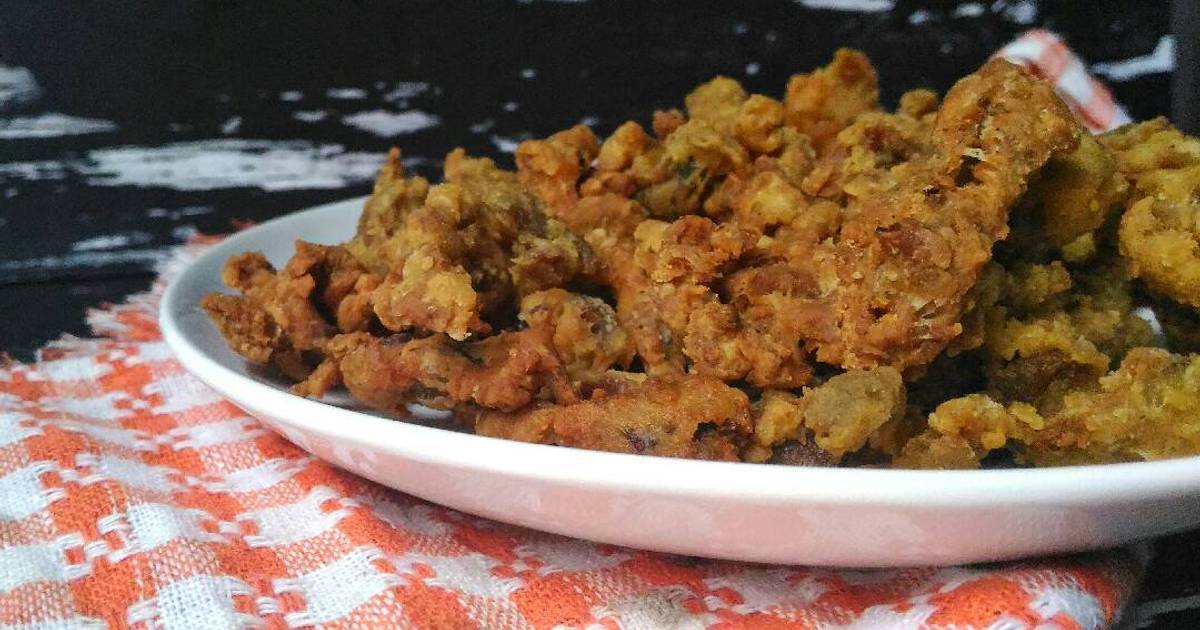 Resep Hati usus ayam goreng krispi ala Shepty Liestiowati