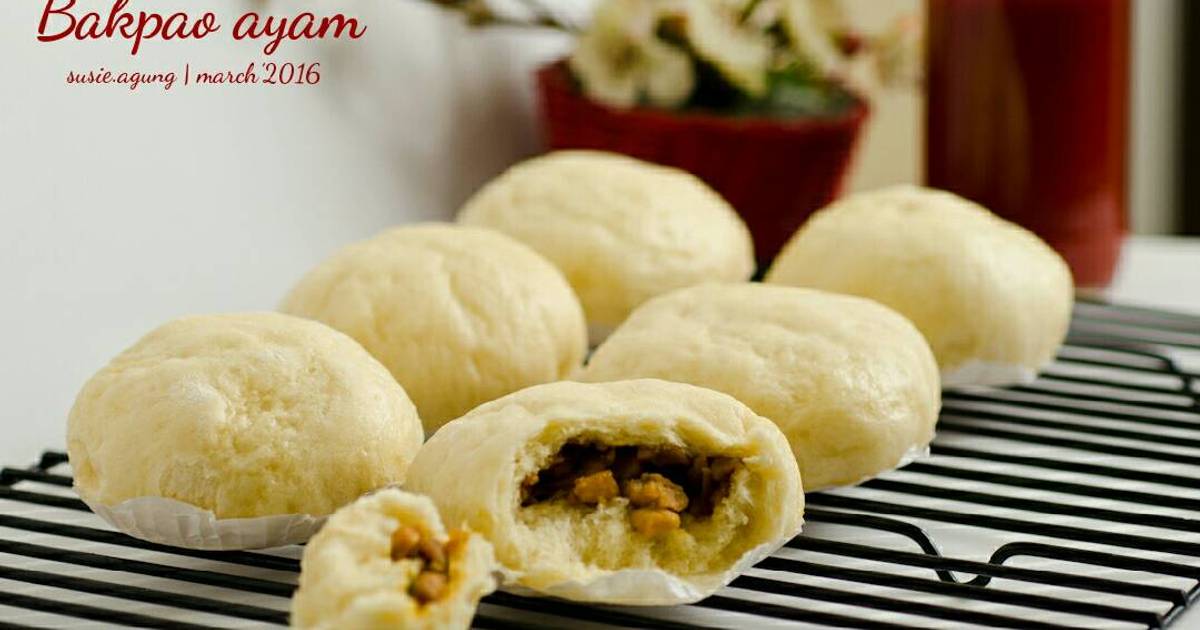 Resep Bakpao ayam ala Susi Agung