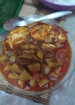Sardin 3in1. Kentang telor mata sapi