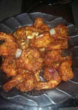 Udang crispy saus tiram asam manis