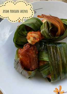 Ayam goreng daun pandan (#pr_masakanbungkusdaun)
