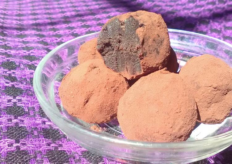 bahan dan cara membuat Choco Truffles