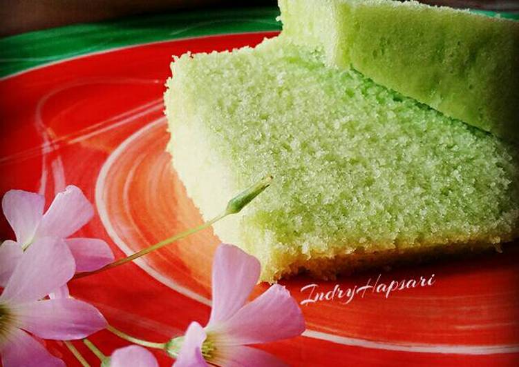 gambar untuk cara membuat Bolu Pandan Kukus Polos (bahan murmer mudah didapat)