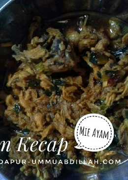 Ayam Kecap untuk Topping Mie Ayam #pr_adakecapmanisnya