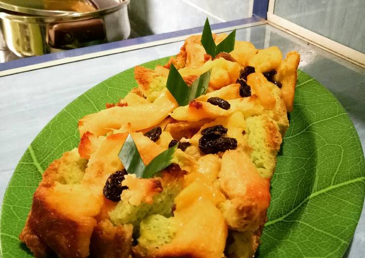 Resep Bread pudding with tape