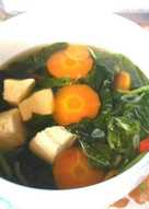 Sayur Bening Bayam Tahu