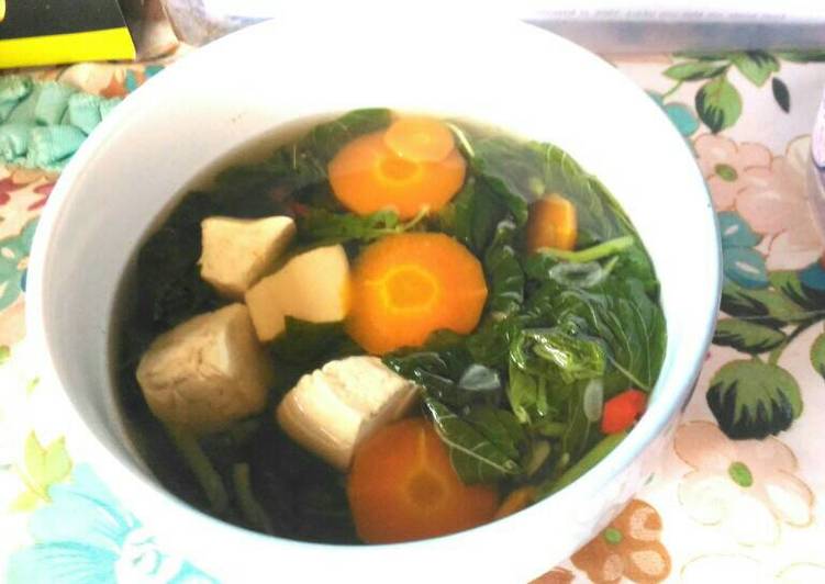 Sayur Bening Bayam Tahu Sayur Bening Bayam Tahu