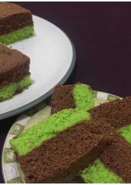 Bolu Kukus Coklat Pandan