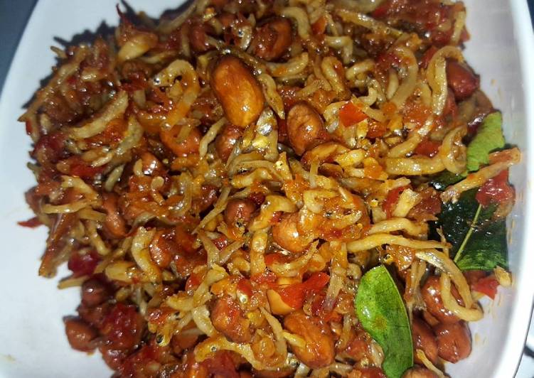 resep masakan Sambal Teri Medan #variasi kacang tanah